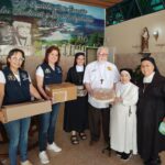 MONSEÑOR HIKMAT BEYLOUNI Y EL BANCO DE MEDICAMENTOS DONARON INSUMOS AL ANCIANATO SAN JOSÉ.